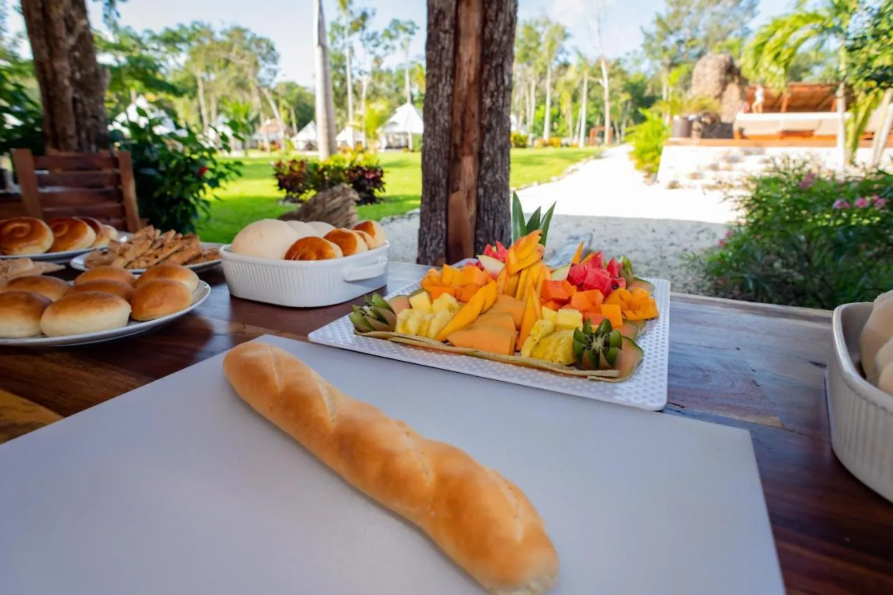 Kemping Xakluum Eco Glampings Hotel Puerto Morelos Mexikó