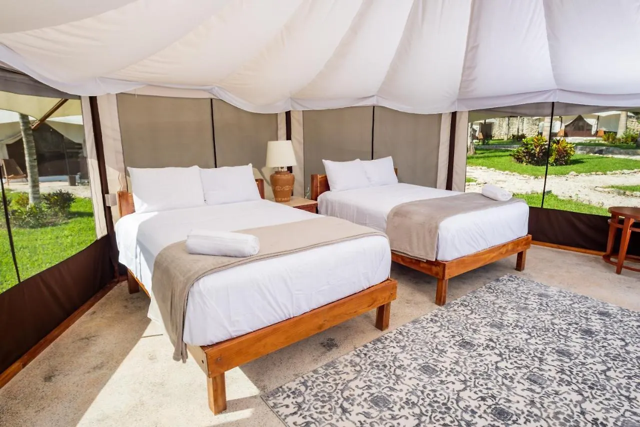 Kemping Xakluum Eco Glampings Hotel Puerto Morelos Mexikó