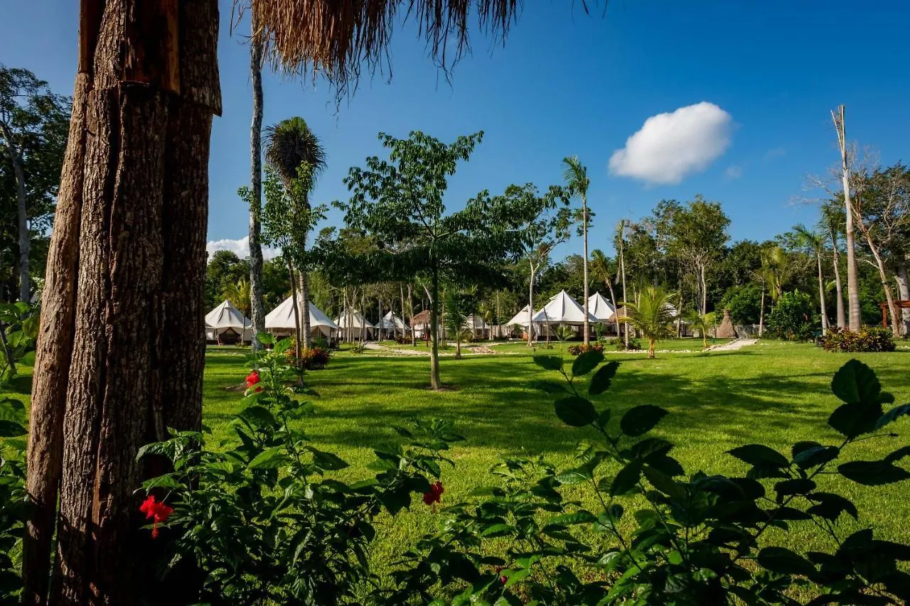 Kemping Xakluum Eco Glampings Hotel Puerto Morelos