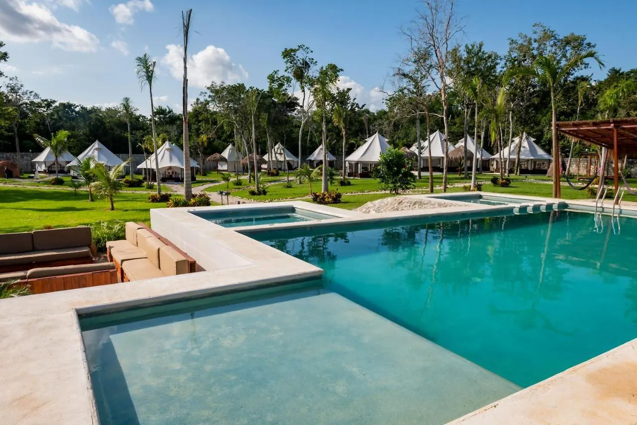 Xakluum Eco Glampings Hotel Puerto Morelos Mexikó