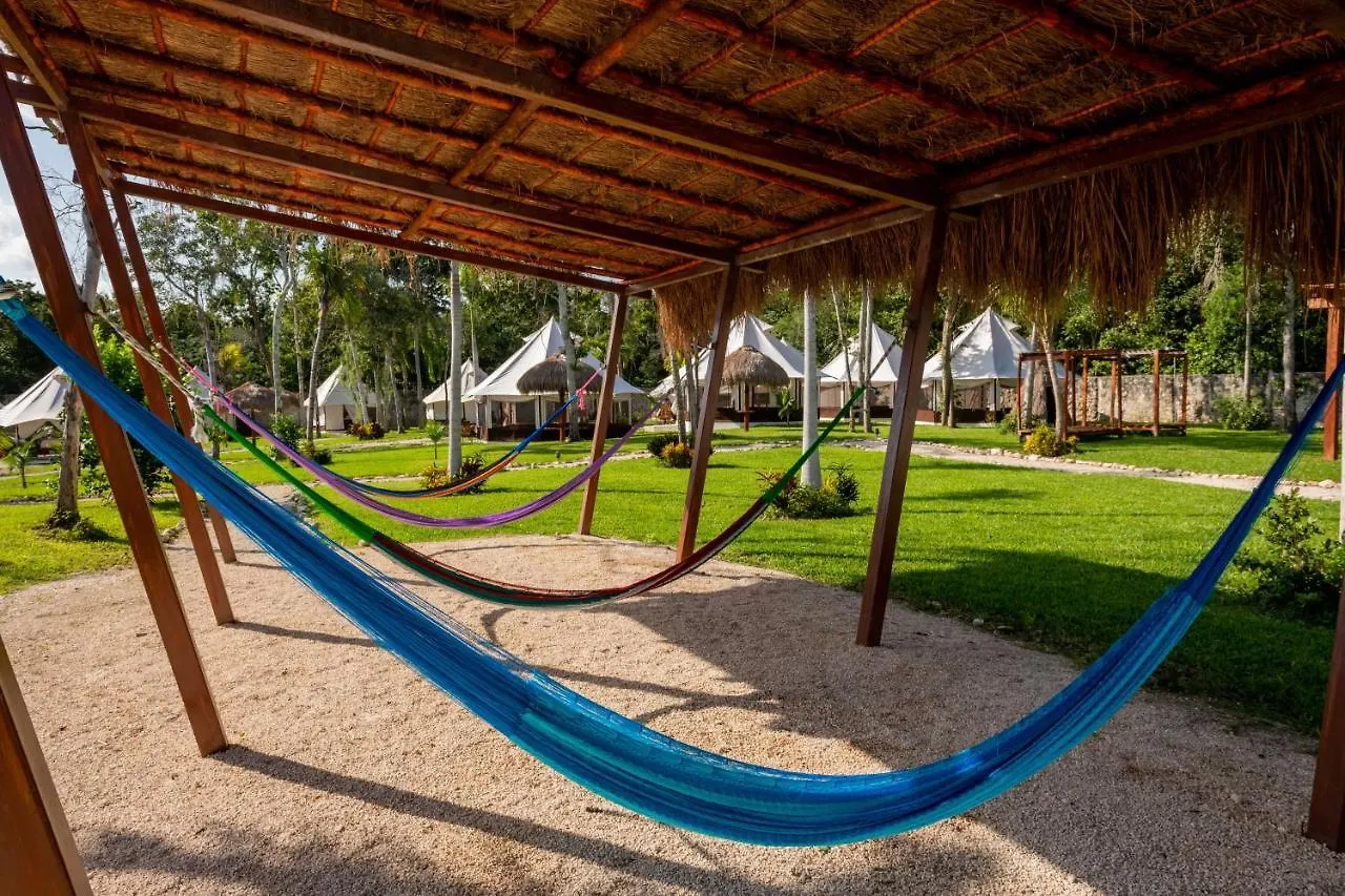 Kemping Xakluum Eco Glampings Hotel Puerto Morelos
